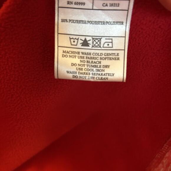 Atlanta Falcons Super Bowl LI HTX Antigua Red Mens Jacket Size M - Picture 6 of 7